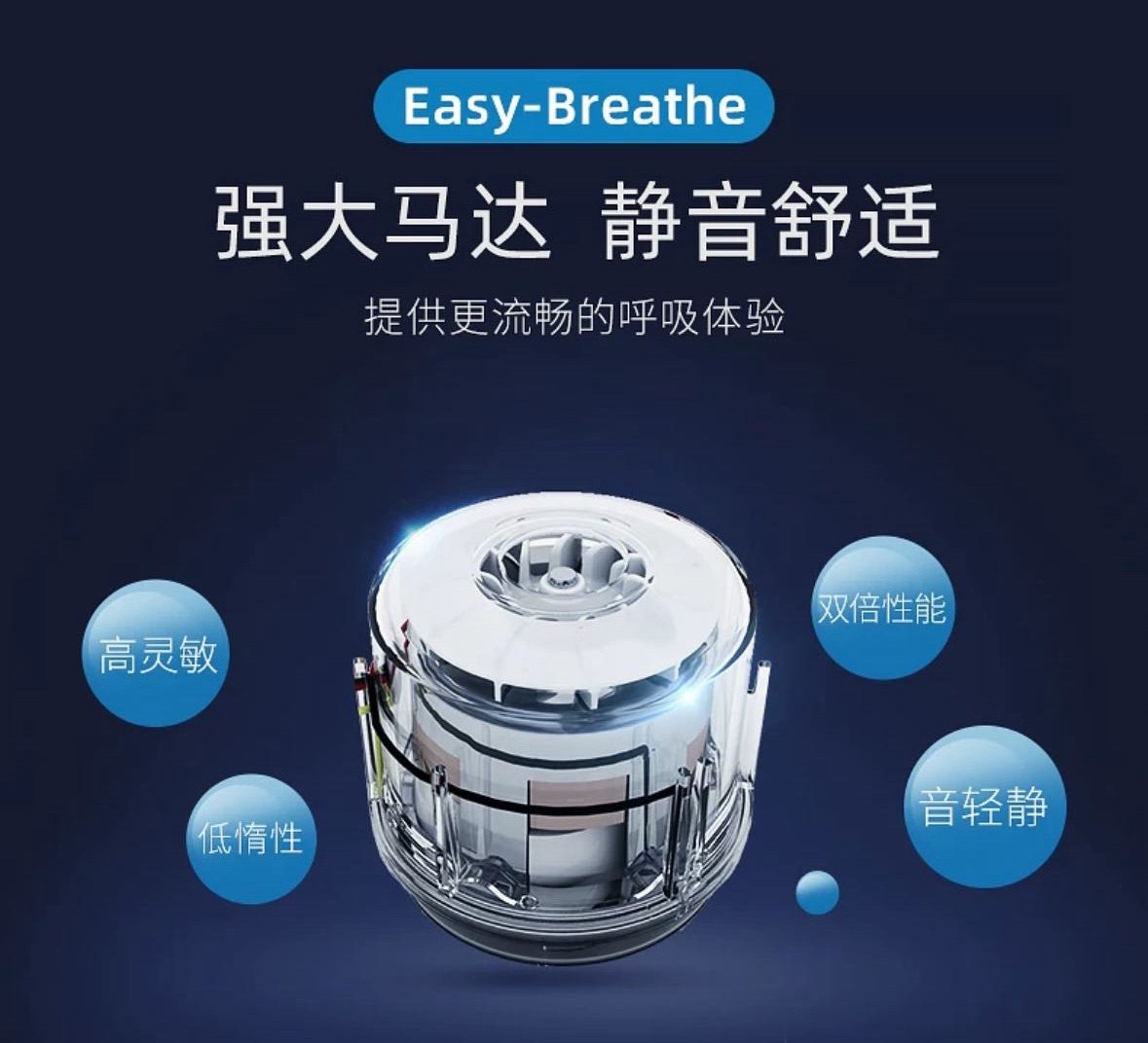 瑞思迈 AirCurve10睡眠呼吸机