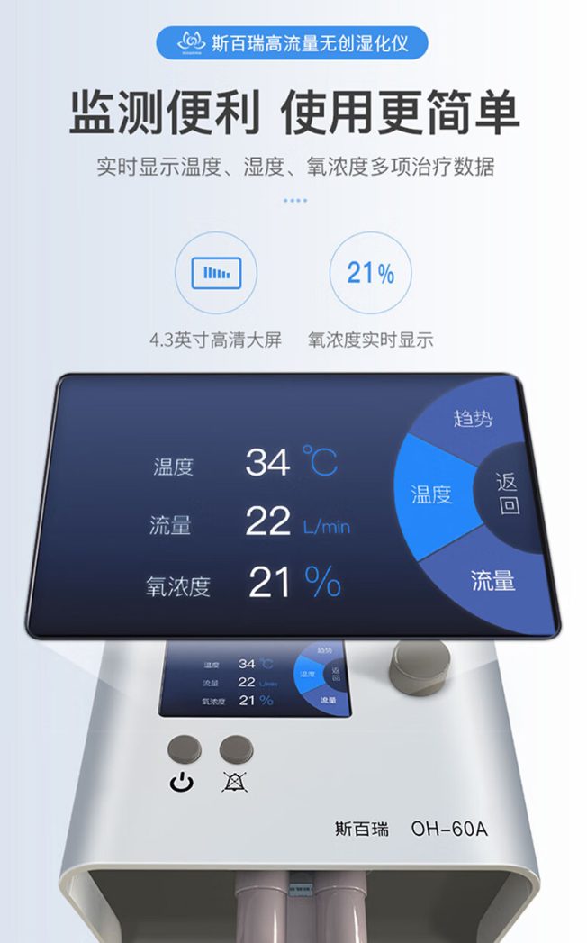 斯百瑞 OH-60A院用高流量湿化治疗仪